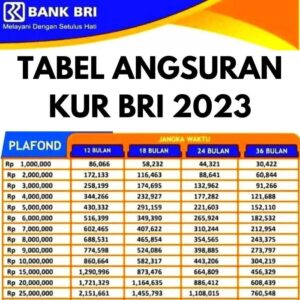 KUR BRI 2024 Tanpa Jaminan