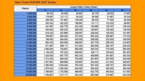 Daftar Pinjaman KUR BRI 2024