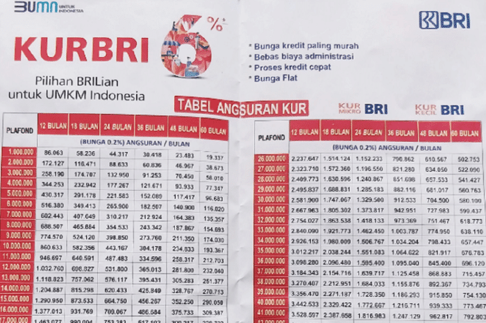 Bagaimana jika terlambat membayar angsuran KUR BRI 2025?