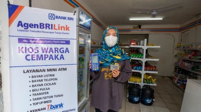 Apakah bisa membayar angsuran KUR BRI 2025 di agen BRILink?