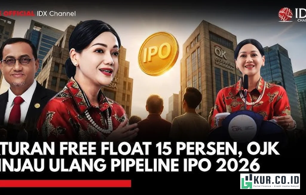 free float 15 persen