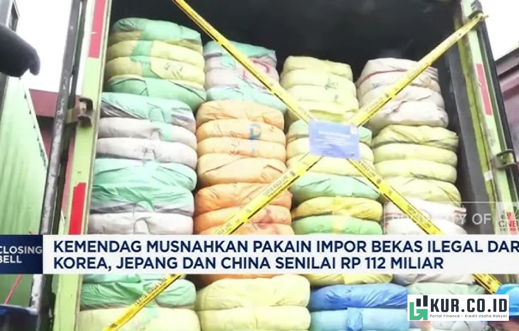 pakaian bekas ilegal Kemendag
