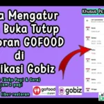 cara mengatur jam buka gofood